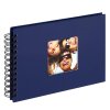 Walther Álbum espiral FUN azul 23x17 cm 40 páginas negras