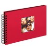 Walther Álbum espiral FUN rojo 23x17 cm 40 páginas negras