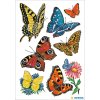 herma Pegatinas Decoración Colorida Mariposas
