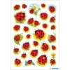 Pegatina HERMA Simpáticas mariquitas con flores by DECOR