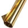 Rollo de papel de aluminio dorado doble cara