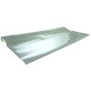 Rollo de papel de aluminio, coloreado por una cara, 2x0,70m, 80g - plata
