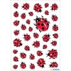 Pegatinas HERMA Mariquitas rojas de la gama DECOR