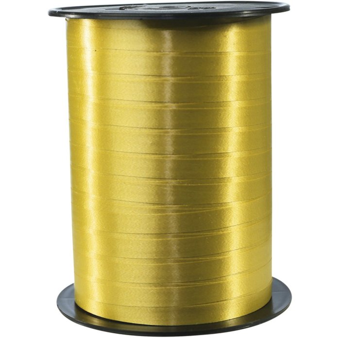 Cinta de regalo brillante 500m oro