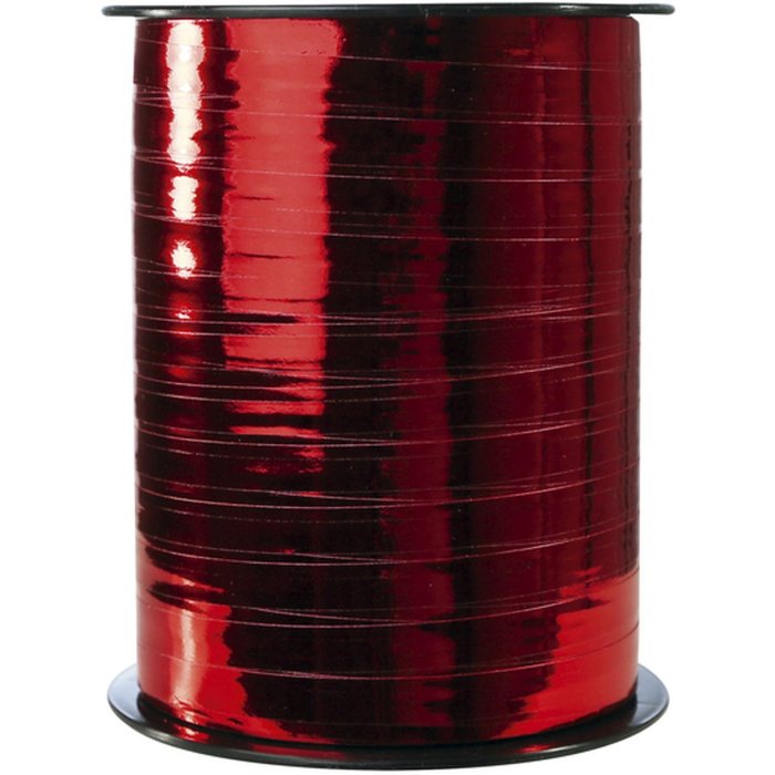 Cinta de regalo 250m x 7mm rollo rojo