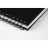 Cuaderno de dibujo cuadrado Goldline, 10x10cm, 140g - Negro