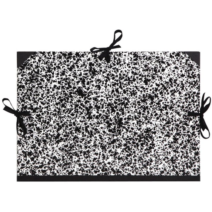 Carpeta de dibujos Annonay blanco-negro en 32x45 cm