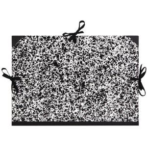 Carpeta de dibujos Annonay blanco-negro en 32x45 cm
