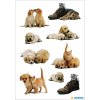 HERMA pegatina adorno lindo perro cachorros 3 hojas