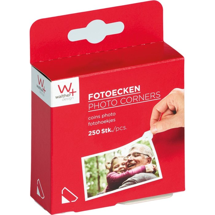 Walther foto esquinas 250 piezas autoadhesivas