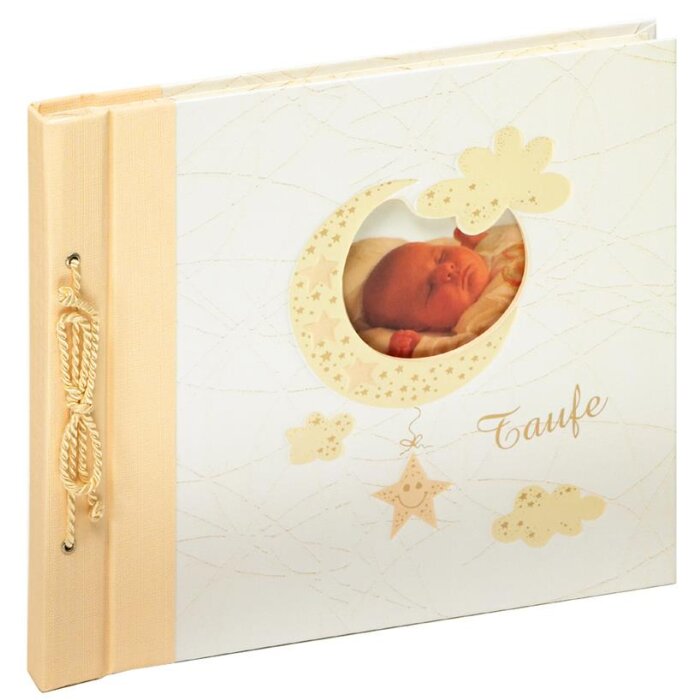 Walther Álbum Bebé Bambini 28x25 cm Álbum Fotos Bautizo 60 páginas blancas