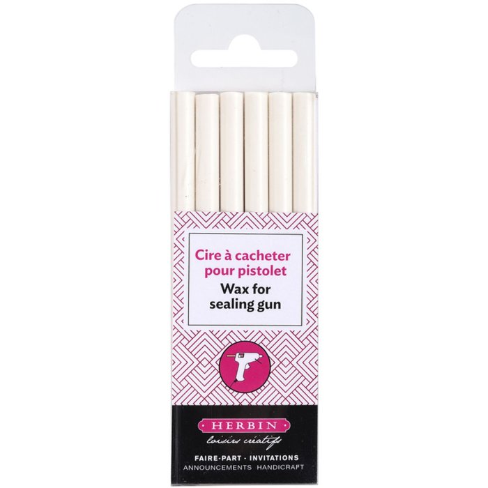 Lacre caja 6 barritas extra blanco