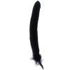 Pluma de ganso, 28 cm de largo - azul