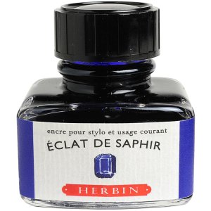 Tinta para pluma estilográfica 30 ml azul zafiro