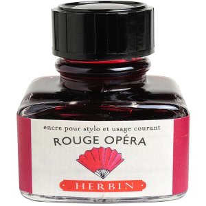 Tinta pluma estilográfica 30 ml rojo intenso