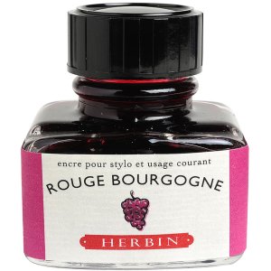 Tinta para pluma estilográfica 30 ml rojo burdeos