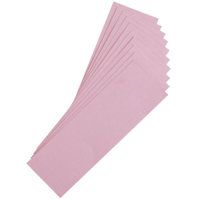 Paquete de recambio de 10 hojas de papel secante para sellos rosa