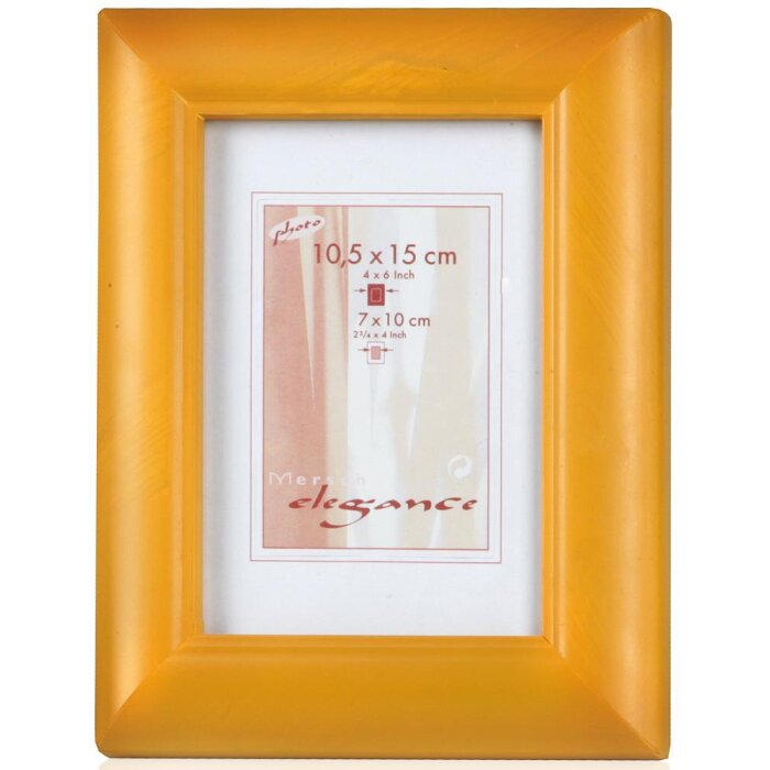 Marco de madera Ramatuelle amarillo 18x24 cm
