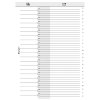 Exacompta Exatime 11 Notes - bloc de notas para agenda 8,5x12 cm