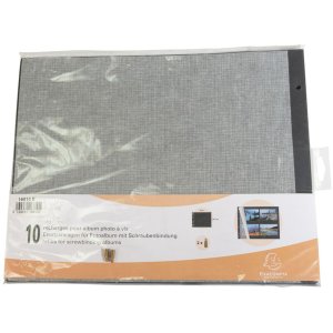 Hojas suplementarias Exacompta negro 29x37 cm