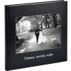 Libro de visitas KOLARA con relieve y foto negro