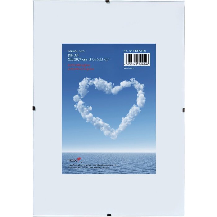 Marco de clip HNFD 24x30 cristal antirreflejos