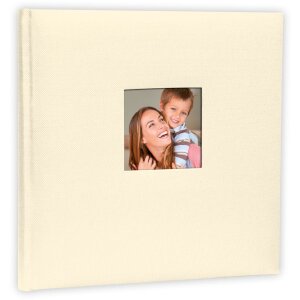 Álbum de fotos Algodón crema 31x31