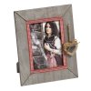 Marco de retrato BAVARIAN HEART 13x18 cm rojo-blanco