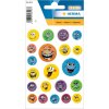 Pegatinas HERMA divertidos smileys en relieve