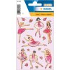 Pegatinas HERMA bailarina rosa con superficie perlada