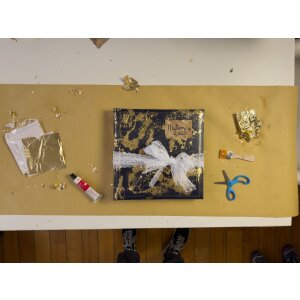 Walther Álbum de fotos monza 33x34 cm azul 60 páginas blancas