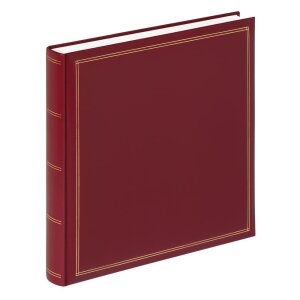 Álbum Walther MONZA 33x34 cm rojo vino 60...
