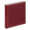 Álbum Walther MONZA 33x34 cm rojo vino 60 páginas blancas
