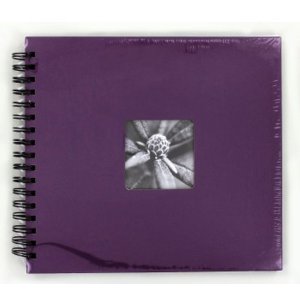 Álbum espiral Fine Art morado 28x24 cm