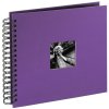 Álbum espiral Fine Art morado 28x24 cm