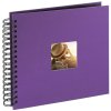 Álbum espiral Fine Art morado 28x24 cm