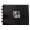 Álbum pequeño Álbum espiral Fine Art 24x17 cm negro