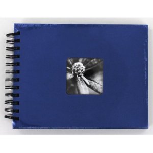 Álbum espiral Hama Fine Art azul 24x17 cm 50 páginas negras
