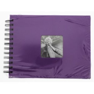 Álbum pequeño Álbum espiral Fine Art 24x17 cm morado