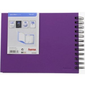 Álbum pequeño Álbum espiral Fine Art 24x17 cm morado