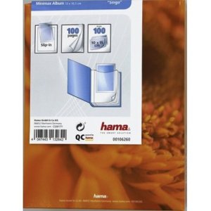 Hama Stock Album Minimax Album Singo 100 fotos 10x15 cm naranja