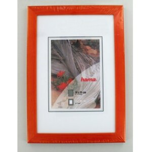 Marco de madera Hama Riga 10x15 cm naranja