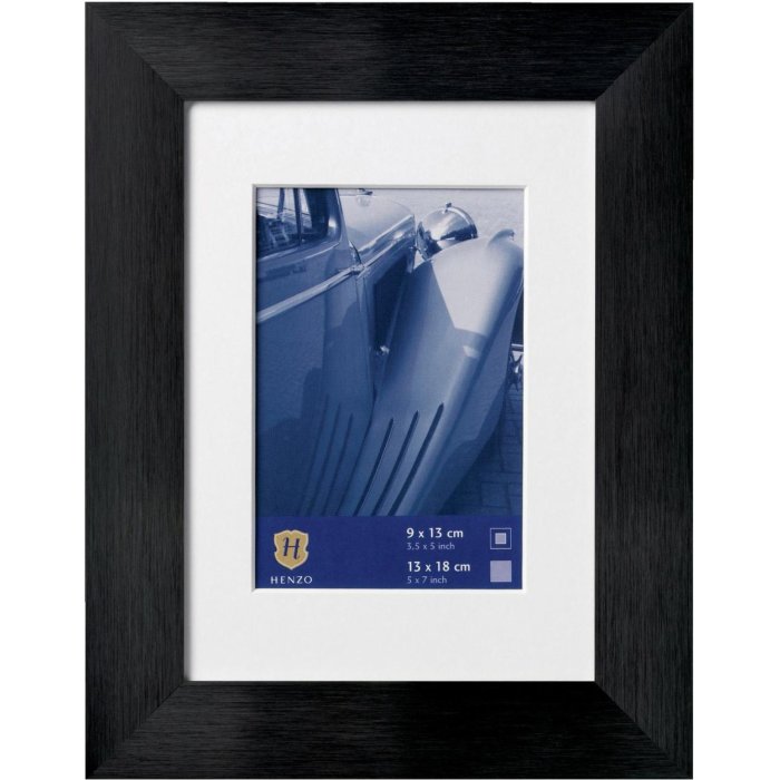 LUZERN Marco de aluminio 13x18 negro