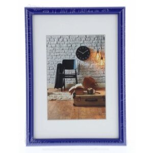 Marco de plástico Sevilla 10x15 cm azul