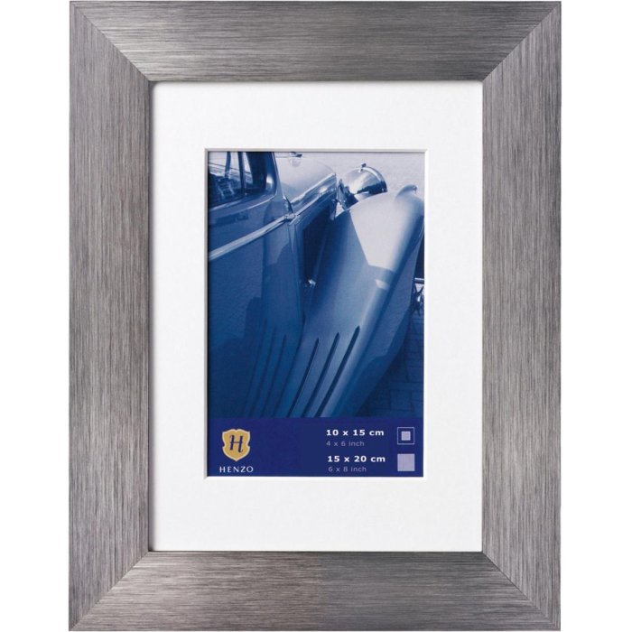 Henzo Luzern marco aluminio 15x20 acero gris