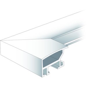 20x30 LUZERN marco de aluminio negro