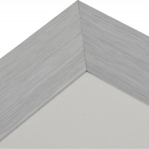 Marco de aluminio Henzo Lucerna plata 20x30 cm con passepartout 13x18 cm