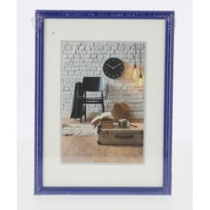 Marco de plástico Sevilla 13x18 cm azul