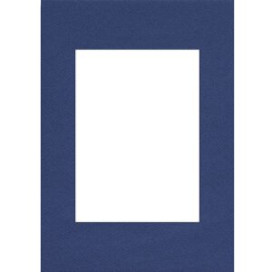 Passepartout 13x18 cm - 9x13 cm azul marino