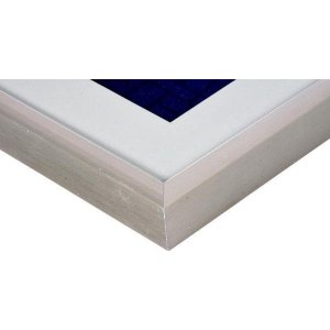 Henzo marco de aluminio Portofino 10x15 cm acero con passe-partout 7x10 cm